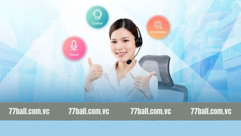 Phương thức liên hệ 77Ball qua hotline tổng đài