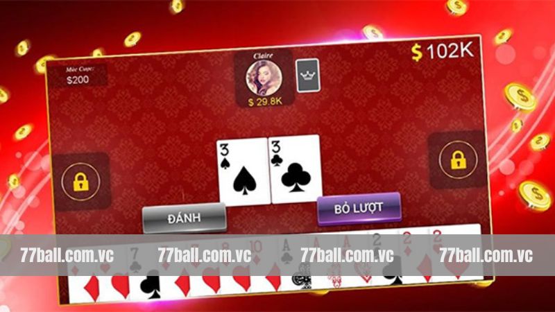 Thử sức với tiến lên miền Nam tại game bài 77Ball